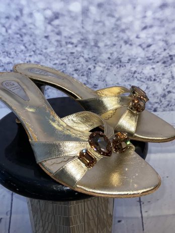 Schuhe Giorgio Salustro 39 in Gold