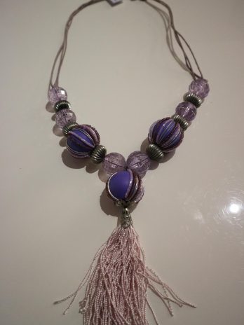 Kette in Lila|Rosa COS