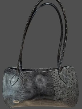 Tasche “ Coccinelle “ in Olivgrün/Leder/Vintage Breite ca 33cm Höhe ca 18cm