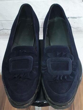 Loafers “ Balamed “ Größe 40 in Dunkelblau/Leder