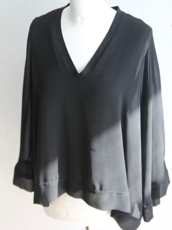 Bluse „Made in Italy“ M in Schwarz