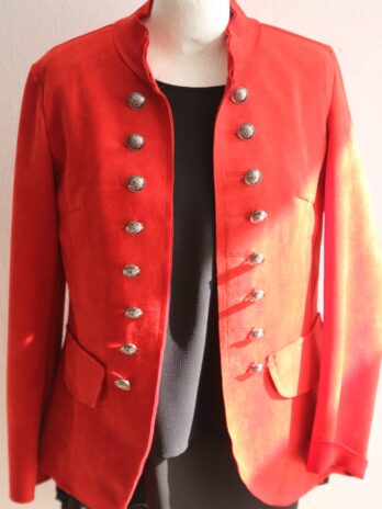 Waschlederjacke „Made in Italy“ M in Rot