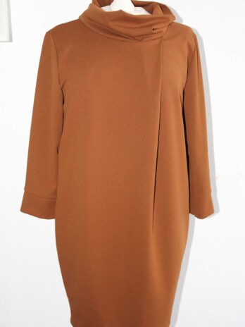 Kleid „Made in Italy“ 36 in Cognac