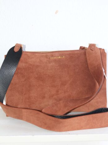 Ledertasche „Coccinelle“ Br. 28cm Hö. 19cm in Cognac NEU!