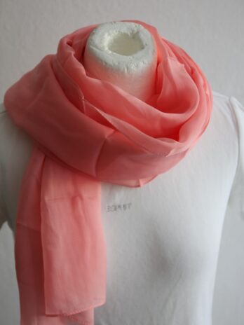 Schal „Codello“ in Peach 100% Seide NEU!