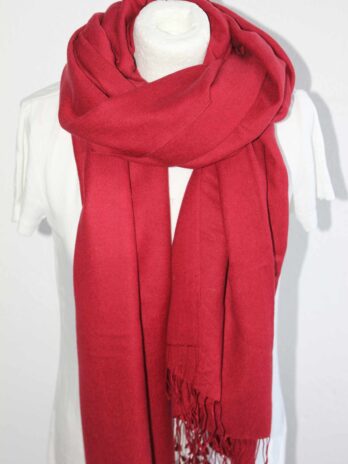 Pashmina „No Name“ in Rot