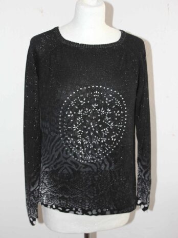 Pulli „Desigual“Größe S in Schwarz|Grau|Silber