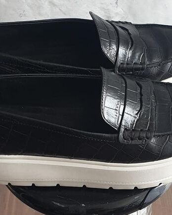 Loafers “ Geox “ Größe 40 in Schwarz/Leder