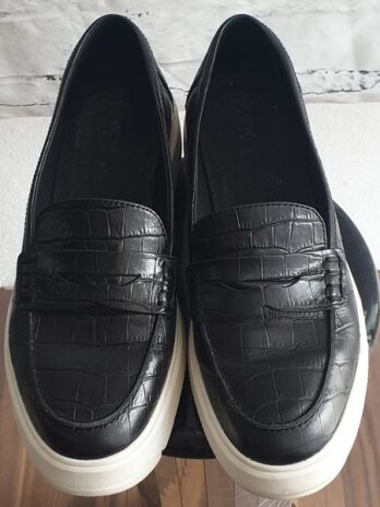 Loafers “ Geox “ Größe 40 in Schwarz/Leder