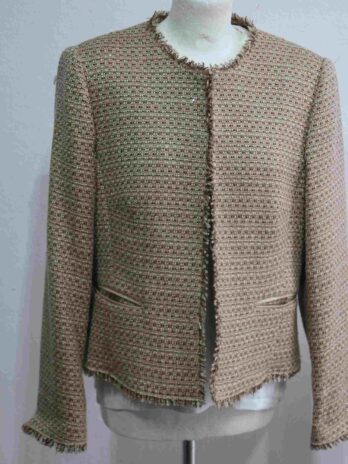 Blazer „Madeleine“ 40 in Beige|Braun Lurex