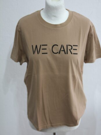 Shirt „No Name“ L in Camel|Schwarz