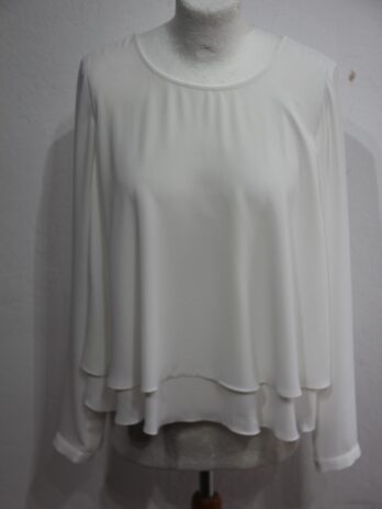 Bluse „S.Oliver“ 36 in Offwhite