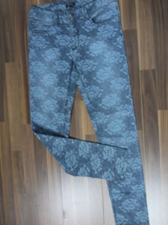 Jeans „Jones“Größe 40 in Blau|Floral