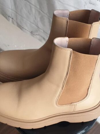 Booties “ Hugo Boss “ Größe 37 in Camel/Leder NEU!