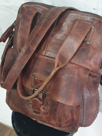 Tasche “ Billy The Kid “ in Dunkelbraun/Leder Maße Breite ca 35cm Höhe ca 36cm