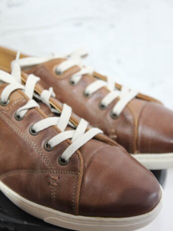 Sneaker „Blue Cox“ 40 in Cognac Leder