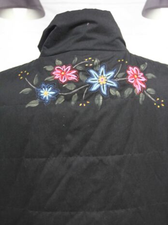 Gilet „Alba Moda“ 44 in Schwarz|Floral