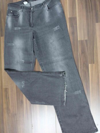 Jeans „Emilia Lay“Größe 44 in Anthrazit Wide Leg