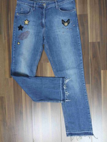 Jeans „Brax“Größe 38 in Blau mit Patches