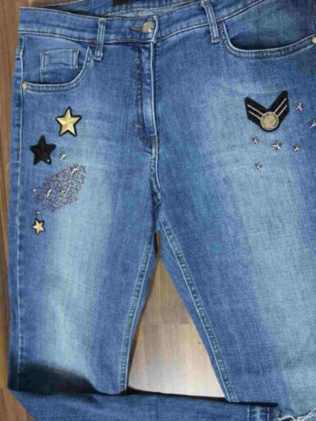 Jeans „Brax“Größe 38 in Blau mit Patches