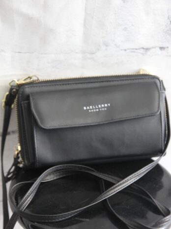 Tasche „Baelleery“ Br. 19cm Hö. 12cm in Schwarz NEU!