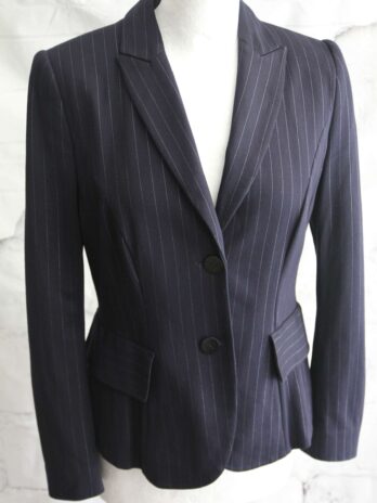 Blazer „Marccain“ 36 in Dunkelblau Nadelstreif