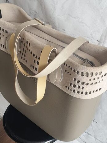 Tasche “ O Bag “ in Schlamm/Beige Maße Breite ca 40cm Höhe ca 31cm