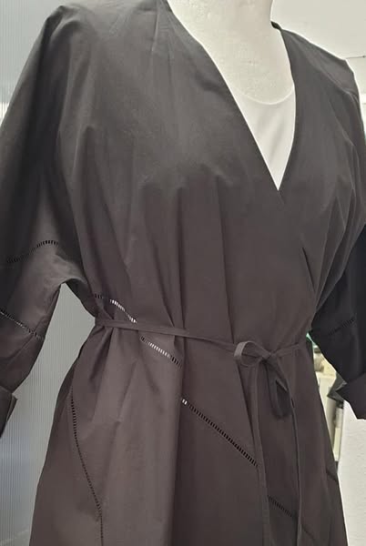 Wickelbluse " Cos " Größe 38 in Schwarz – Bild 2