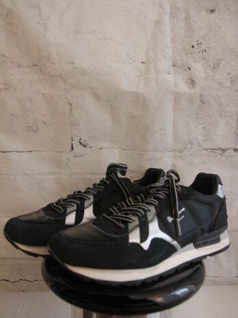 Sneakers „Pepe Jeans London“ 38 in Schwarz|Silber