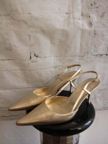 Sandale „Iris“ 38 in Gold Leder