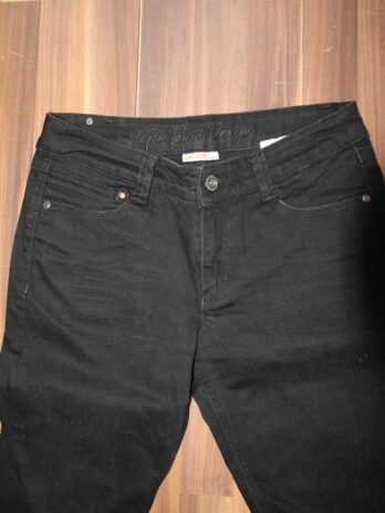 Jeans „Denim by Gin Tonic“ 38 in Schwarz