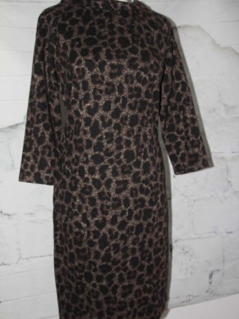 Kleid “ Betty Barclay “ Größe 38 in Schwarz/Braun/Animalprint