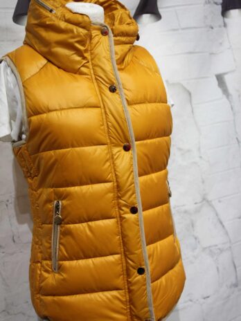 Steppgilet „Made in Italy“ 36 in Maisgelb