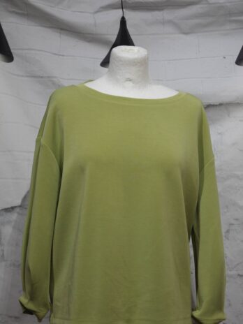 Sweater „Comma“ 38 in Kiwi|Grün