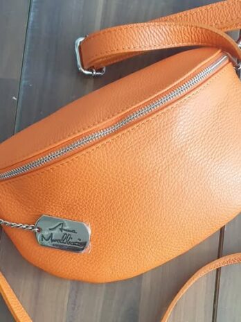 Tasche “ Anna Morellini “ in Orange/Leder NEU! Maße Breite ca 29cm Höhe ca 23cm