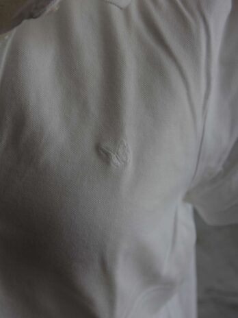 Poloshirt “ Donnell “ Größe 40 in Weiß Kurzarm 95% Baumwolle