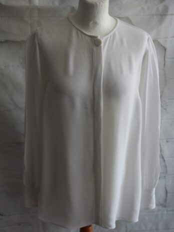 Bluse „Massimo Dutti“ 38 in Weiß
