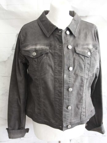 Jeansjacke „Jones“ 42 in Anthrazit