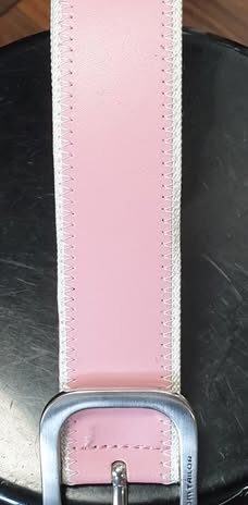 Gürtel “ Tom Tailor “ in Rosa/Leder Länge 75cm
