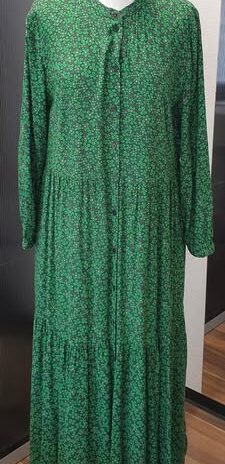 Kleid “ Jake*s “ Größe 38/40 in Grün/Lila/Rosa/Floral gemustert 100% Viscose