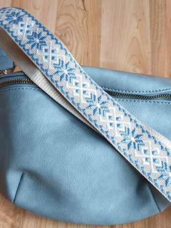 Tasche “ Roulens “ in Hellblau/Kunstleder NEU! Maße Breite ca 27cm Höhe ca 19cm