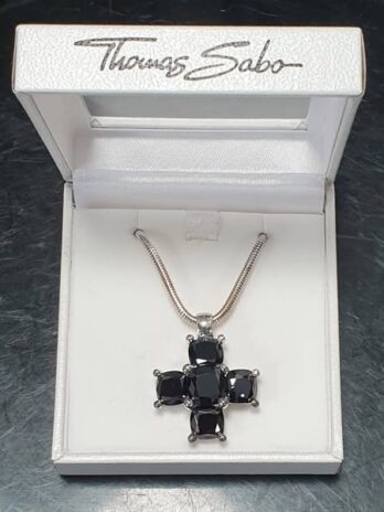 Kette mit Kreuzanhänger “ Thomas Sabo “ in Silber punziert NEU!