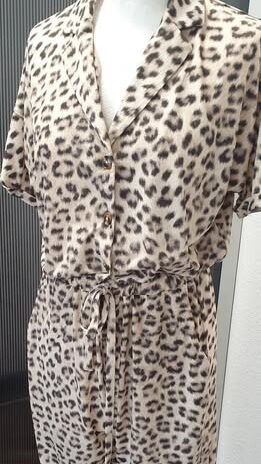Jumpsuit “ OUI “ Größe 36 in Beige/Schwarz/Animalprint