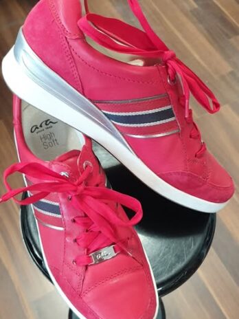 Sneakers “ Ara High Soft “ Größe 39 in Rot/Leder