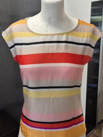 Shirt “ Comma “ Größe 36 in Bunt gestreift Viscose/Baumwolle