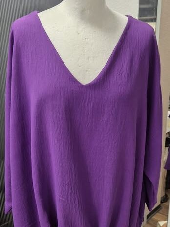 Bluse “ Nuova Collezione “ Größe OS (38-40/42) in Lila