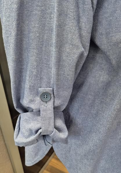 Bluse " EDC " Größe 42/44 in Hellblau – Bild 2