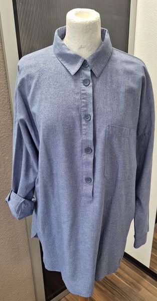 Bluse " EDC " Größe 42/44 in Hellblau