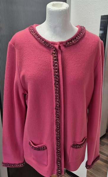Blazer " Basler " Größe 40/42 in Pink/Wolle