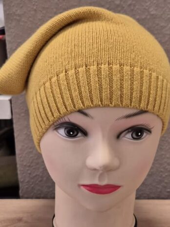 Beanie “ McBurn “ Größe OS in Maisgelb NEU! 40% Wolle 25% Viscose 10% Cashmere